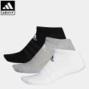   AfB_X adidas ԕi WEg[jO NbV [Jbg \bNX 3g [Cushioned Low-Cut Socks 3 Pairs] Y fB[X ANZT[ \bNXEC V[YC\bNX O[ DZ9383