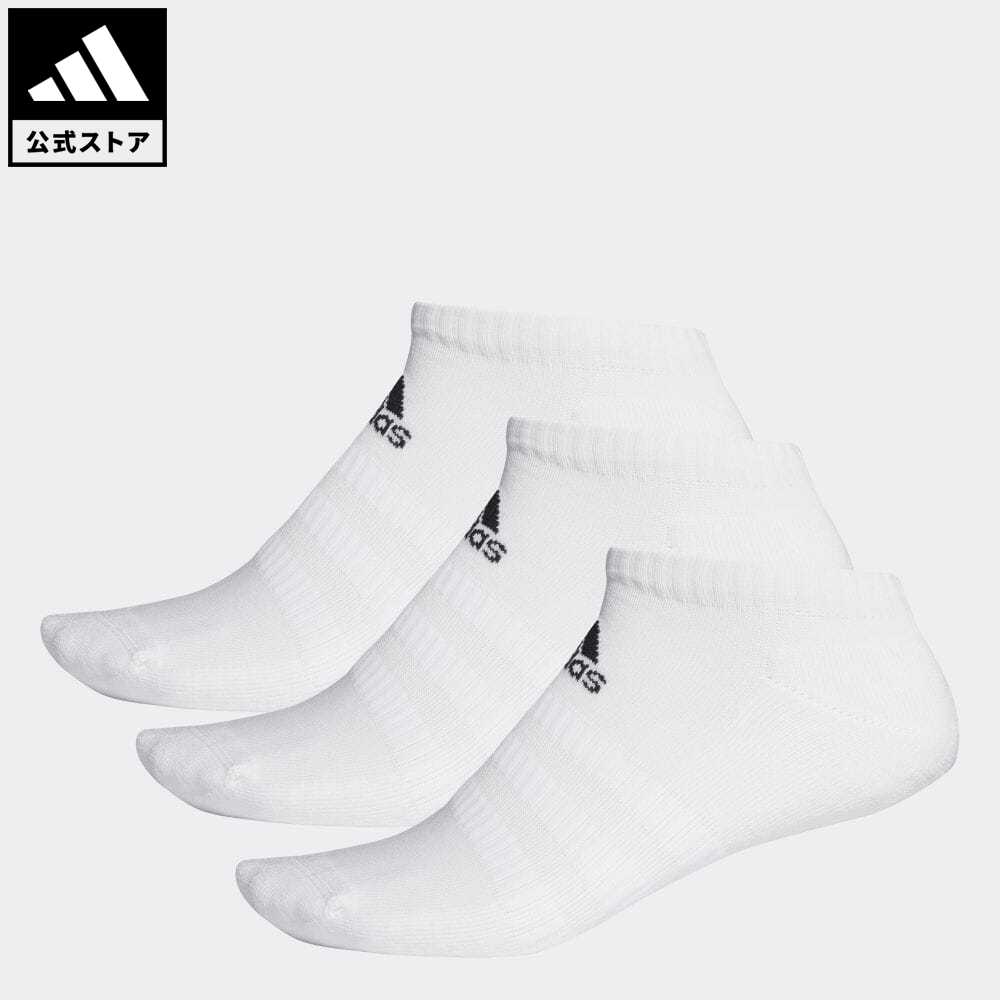   AfB X adidas ԕi WEg[jO NbV [Jbg \bNX 3g [Cushioned Low-Cut Socks 3 Pairs] Y fB[X ANZT[ \bNXEC V[YC\bNX  zCg DZ9384