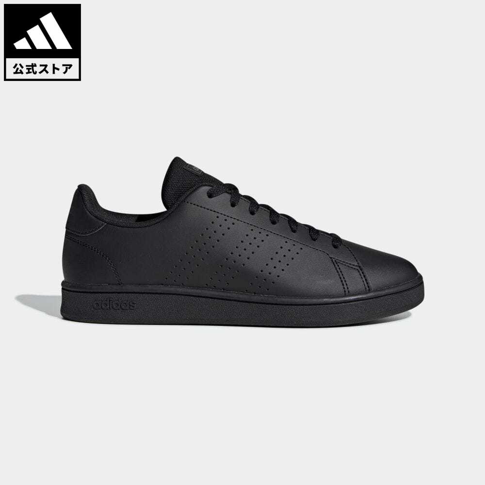 【公式】アディダス adidas 返品可 テニス アドバンコート ベース [Advancourt Base Shoes] スポーツウェア メンズ レディース シューズ・靴 スポーツシューズ 黒 ブラック EE7693 テニスシューズ bksk