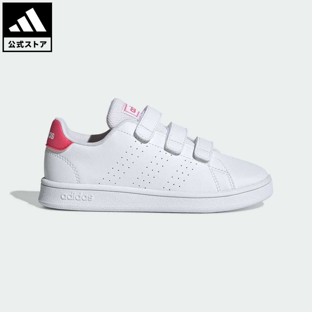 アディダス adidas 返品可 子供用 アドバンコート  スポーツウェア メンズ レディース シューズ・靴 スニーカー 白 ホワイト EF0221 テニスシューズ whitesneaker ローカット