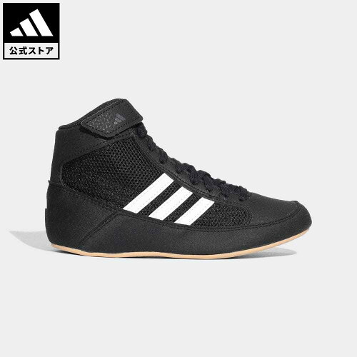 【公式】アディダス adidas 返品可 レスリング 子供用 HVC Shoes キッズ シューズ・靴 スポーツシューズ 黒 ブラック AQ3327