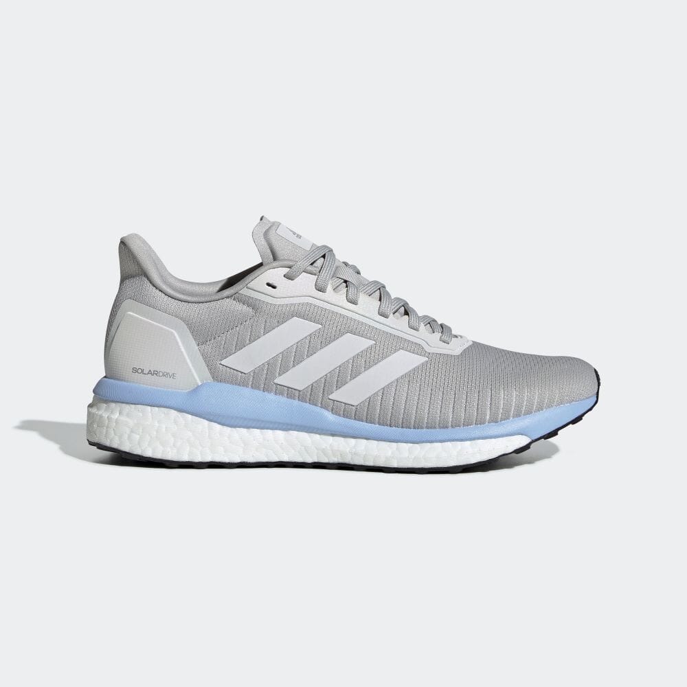 【公式】アディダス adidas ランニング ソーラードライブ 19 / Solar Drive 19 レディース メンズ シューズ スポーツシューズ グレー EF0780 スパイクレス ランニングシューズ