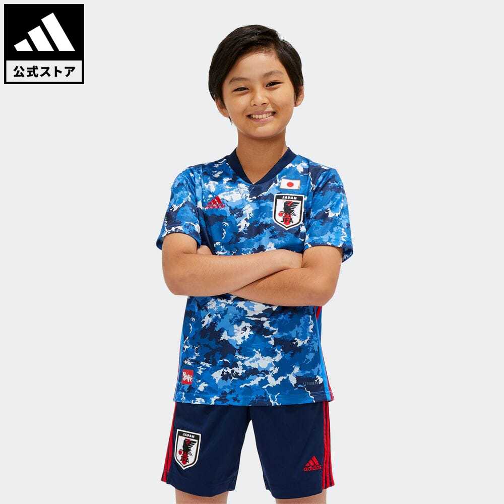 【公式】アディダス adidas 返品可 サッカー サッカー日本代表 2020 キッズ ホーム レプリカ ユニフォーム / Japan Home Kids Jersey キッズ ウェア・服 トップス ユニフォーム 青 ブルー ED7345 notp