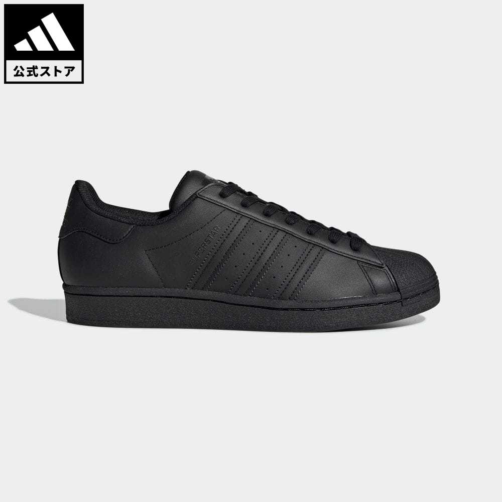 【公式】アディダス adidas 返品可 スーパースター / Superstar オリジナルス メンズ レディース シューズ・靴 スニーカー 黒 ブラック EG4957 bksk ローカット MAOR p0517