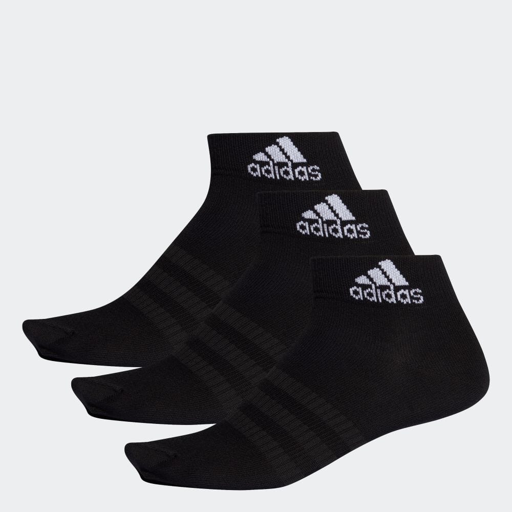 【公式】アディダス adidas 返品可 ジム・トレーニング アンクル ソックス 3足組 [Ankle Socks 3 Pairs] メンズ レディース アクセサリー ソックス・靴下 アンクルソックス 黒 ブラック DZ9436