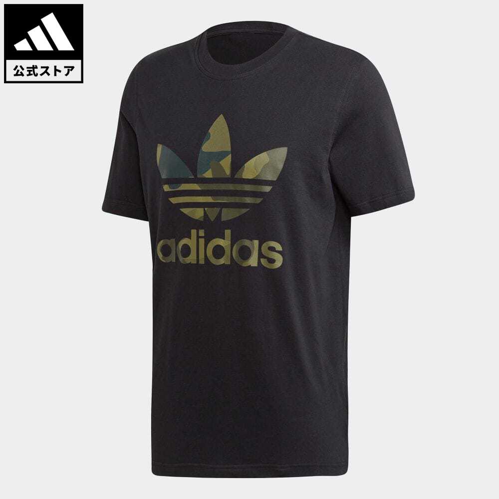 【公式】アディダス adidas カモフラージュ 半袖Tシャツ オリジナルス メンズ ウェア トップス Tシャツ 黒 ブラック FM3338 半袖