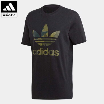 【公式】アディダス adidas 返品可 カモフラージュ 半袖Tシャツ オリジナルス メンズ ウェア・服 トップス Tシャツ 黒 ブラック FM3338 半袖