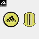 【公式】アディダス adidas 返品可 ゴルフ ツインマーカー メンズ アクセサリー その他アクセサリー イエロー EW4129 その1