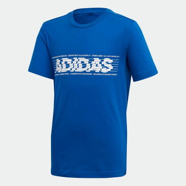 【公式】アディダス adidas スポーツ ID リニア 半袖Tシャツ / Sport ID Lineage Tee キッズ ウェア トップス Tシャツ 青 ブルー ED7245 半袖