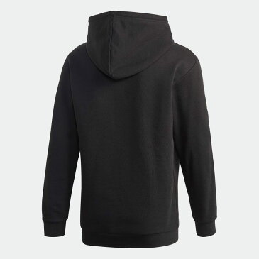 【公式】アディダス adidas 返品可 トレフォイル エッセンシャルズ パーカー オリジナルス レディース メンズ ウェア・服 トップス パーカー(フーディー) スウェット(トレーナー) 黒 ブラック GD2570 トレーナー