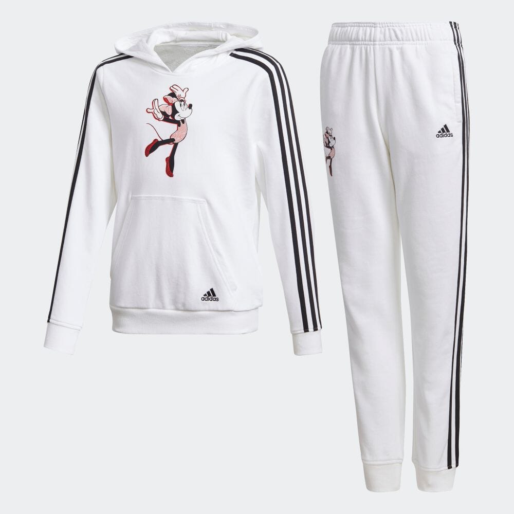 【公式】アディダス adidas ジム トラックスーツ（ジャージ上下セット） / Gym Track Suit キッズ ウェア セットアップ ジャージ 白 ホワイト GP9668 上下 coupon対象0429