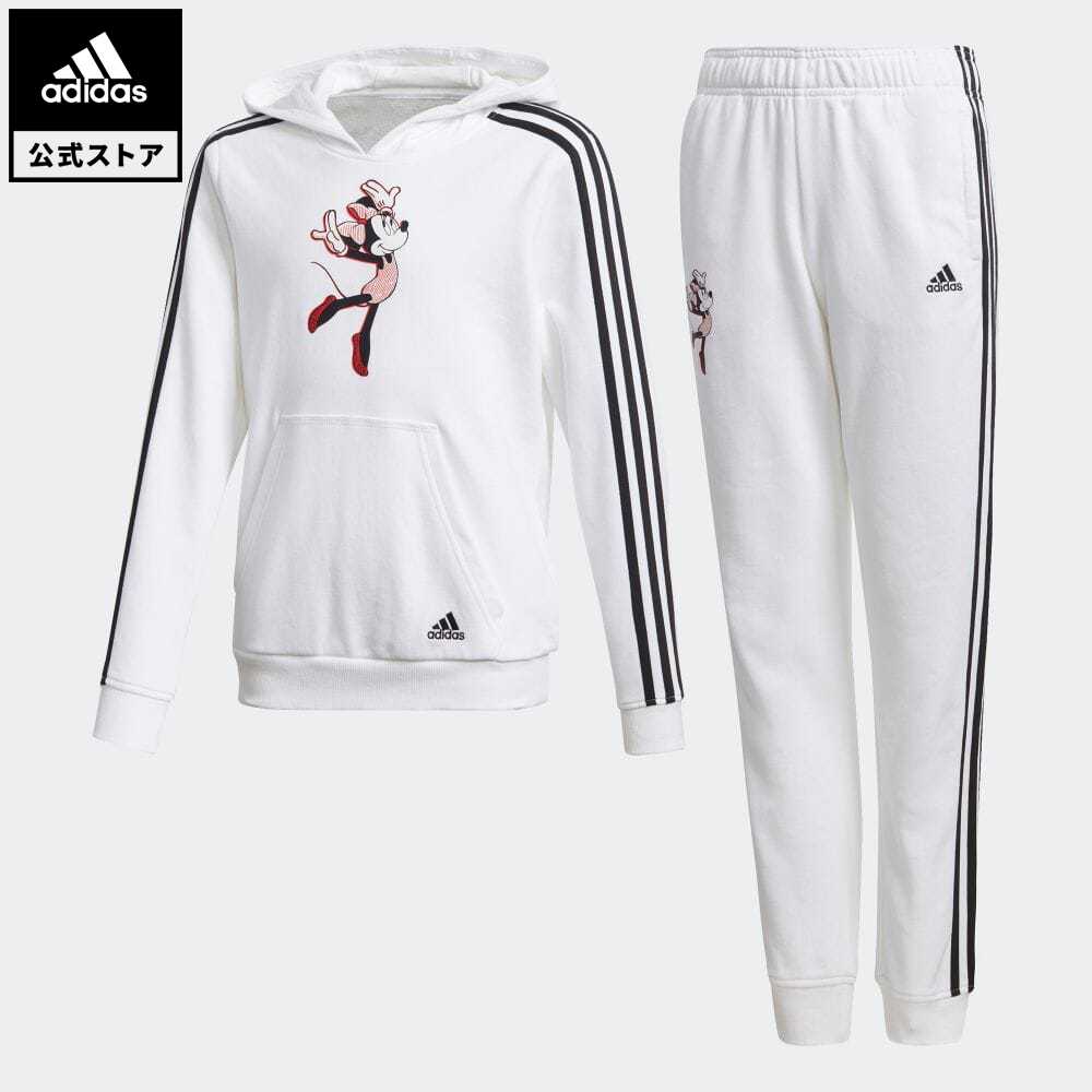 【公式】アディダス adidas ジム トラックスーツ（ジャージ上下セット） / Gym Track Suit キッズ ウェア セットアップ ジャージ 白 ホワイト GP9668 上下 coupon対象0429