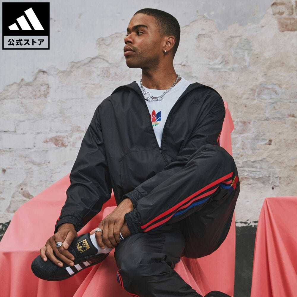 【52%OFF】 【公式】アディダス adidas 返品可 3D トレフォイル 3ストライプ トラックパンツ オリジナルス メンズ ウェア・服 ボトムス ジャージ パンツ 黒 ブラック GE0839 下 p1204のサムネイル