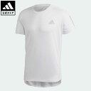 【公式】アディダス adidas 返品可 ランニング OWN THE RUN TEE メンズ ウェア 服 トップス Tシャツ 白 ホワイト GC7868 ランニングウェア 半袖