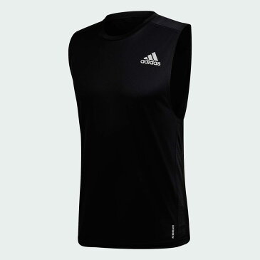 【公式】アディダス adidas ランニング オウン ザ ラン ノースリーブ Tシャツ / Own the Run Sleeveless Tee メンズ ウェア トップス Tシャツ 黒 ブラック GC7865 ランニングウェア ノースリーブ