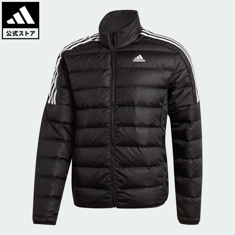 【40%OFF 6/4-6/11】【公式】アディダス adidas 返品可 ラッピング不可 エッセンシャルズ ダウンジャケット / Essentials Down Jacket スポーツウェア メンズ ウェア・服 アウター ダウン 黒 ブラック GH4589 ダウンジャケット 上着 p0604