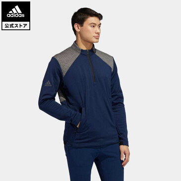 【公式】アディダス adidas 返品可 ゴルフ COLD. RDY 長袖ハーフジップレイヤリング / COLD. RDY Quarter-Zip Jacket メンズ ウェア・服 アウター ジャケット 青 ブルー GC7114 notp