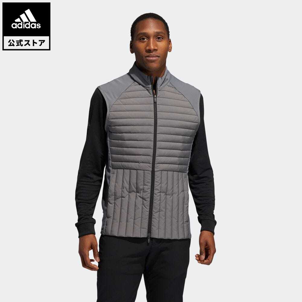 【公式】アディダス adidas ゴルフ FROSTGUARD フルジップベスト 【ゴルフ】/ Frostguard Insulated Vest メンズ ウェア アウター ベスト グレー GL0214 p1023