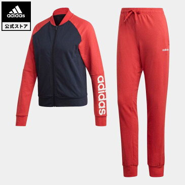 【公式】アディダス adidas ジム・トレーニング トラックスーツ（ジャージセットアップ） / Track Suit レディース ウェア セットアップ ジャージ 青 ブルー FM6841 上下 coupon対象0429