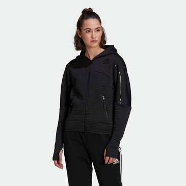 【公式】アディダス adidas 返品可 adidas Z.N.E. COLD. RDY アスレティクス パーカー / adidas Z.N.E. COLD. RDY Athletics Hoodie アスレティクス レディース ウェア・服 トップス パーカー(フーディー) ジャージ 黒 ブラック FT6775 トレーナー