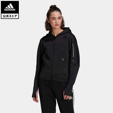 【公式】アディダス adidas 返品可 adidas Z.N.E. COLD. RDY アスレティクス パーカー / adidas Z.N.E. COLD. RDY Athletics Hoodie アスレティクス レディース ウェア・服 トップス パーカー(フーディー) ジャージ 黒 ブラック FT6775 トレーナー
