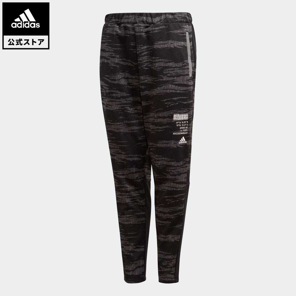 【公式】アディダス adidas ジム・トレーニング デイズ Wu パンツ / Days Wu Pants キッズ ウェア ボトムス ジャージ パンツ 黒 ブラック GD9173 下