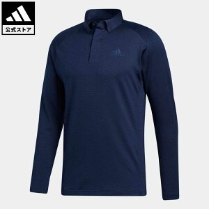 【公式】アディダス adidas 返品可 ゴルフ ブラッシュドストライプ 長袖ボタンダウンシャツ / Brushed Pullover メンズ ウェア・服 トップス ポロシャツ 青 ブルー FS6845 notp