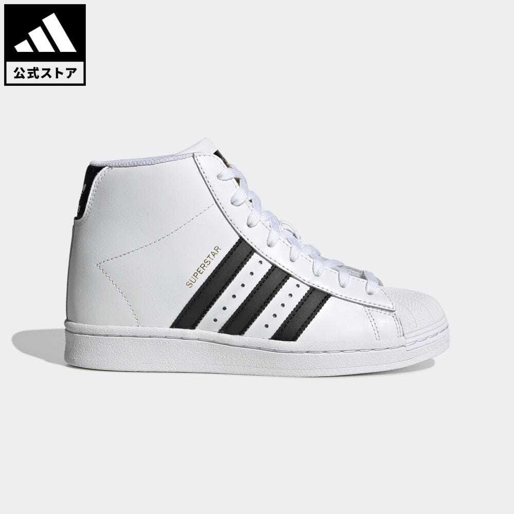 【公式】アディダス adidas 返品可 スーパースター アップ/ Superstar Up オリジナルス レディース メンズ シューズ・靴 スニーカー 白 ホワイト FW0118 ミドルカット