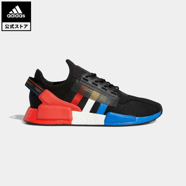 公式 アディダスadidasNMD_R1V2パリ/NMD_R1V2Parisオリジナルスレディースメンズシューズスニーカー黒ブ