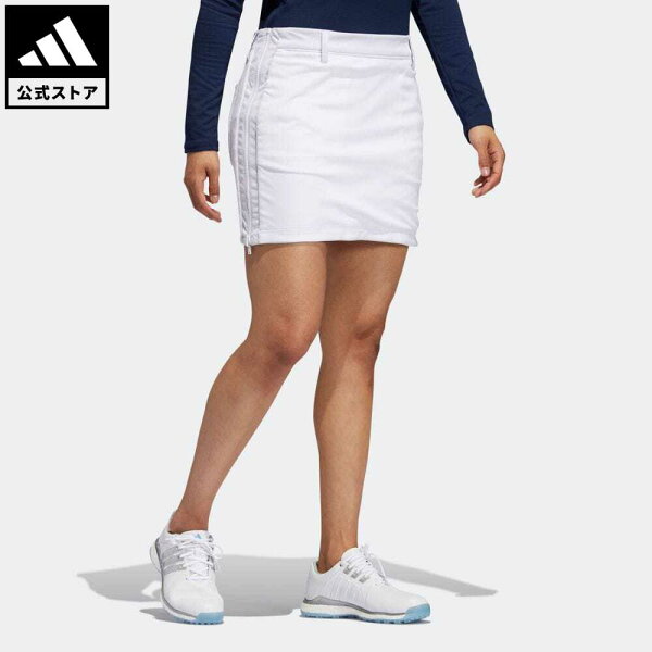 公式 アディダスadidasゴルフソリッドリバーシブルスコートレディースウェアボトムススカート白ホワイトGV0243p1023