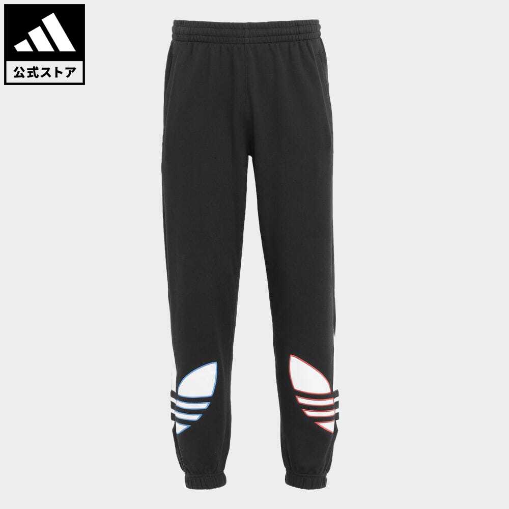 【公式】アディダス adidas 返品可 アディカラー トリコロール スウェットパンツ オリジナルス メンズ ウェア・服 ボトムス スウェット（トレーナー） パンツ 黒 ブラック GN3574 スウェットのサムネイル