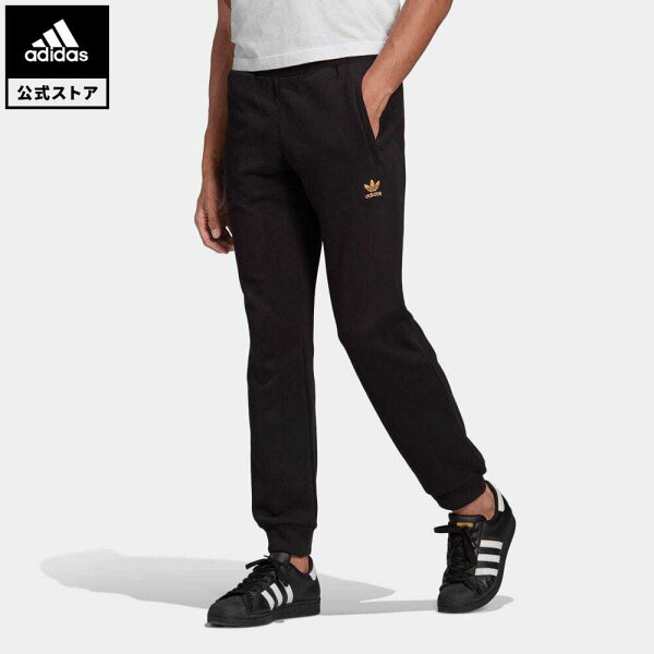 公式 アディダスadidasTREFOILPANTSオリジナルスレディースメンズウェアボトムスジャージパンツ黒ブラックGP30
