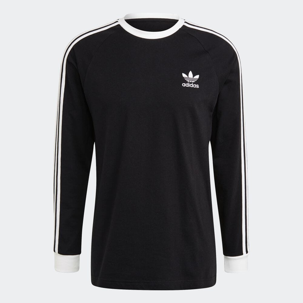 【公式】アディダス adidas 返品可 アディカラー クラシックス 3ストライプ 長袖Tシャツ オリジナルス メンズ レディース ウェア・服 トップス Tシャツ 黒 ブラック GN3478 ロンt nm_otd MAOR