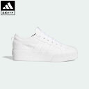 【公式】アディダス adidas 返品可 ニッツァ プラットフォーム / Nizza Platform オリジナルス レディース シューズ・靴 スニーカー 白 ホワイト FV5322 ローカット whitesneaker