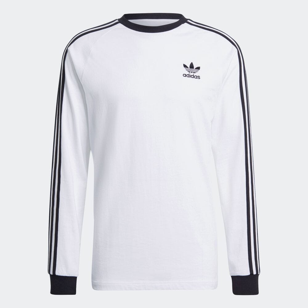 【公式】アディダス adidas 返品可 アディカラー クラシックス 3ストライプ 長袖Tシャツ オリジナルス メンズ レディース ウェア・服 トップス Tシャツ 白 ホワイト GN3477 ロンt MAOR