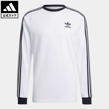 【公式】アディダス adidas 返品可 アディカラー クラシックス 3ストライプ 長袖Tシャツ オリジナルス メンズ レディース ウェア・服 トップス Tシャツ 白 ホワイト GN3477 ロンt MAOR