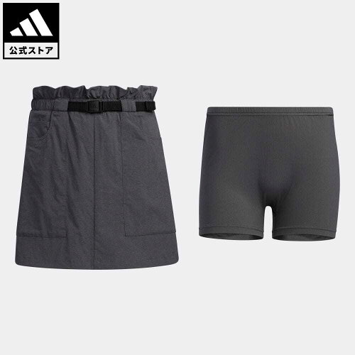 【公式】アディダス adidas 返品可 ゴルフ ギャザーライトウェイトスコート / Skort レディース ウェア・服 ボトムス スカート グレー GM0790 notp