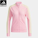 【1,000円OFFクーポン対象 03/31 10:00〜04/03 09:59】【公式】アディダス adidas 返品可 ゴルフ スリーストライプス 長袖フルジップジャケット / Color Jacket レディース ウェア・服 アウター ジャケット ピンク GM3758 その1