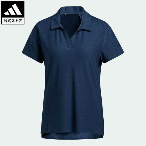 【公式】アディダス adidas 返品可 ゴルフ PRIMEGREEN GO-TO 半袖ポロ / Go-To Primegreen Polo Shirt レディース ウェア・服 トップス ポロシャツ 青 ブルー GV0205 notp eoss22ss