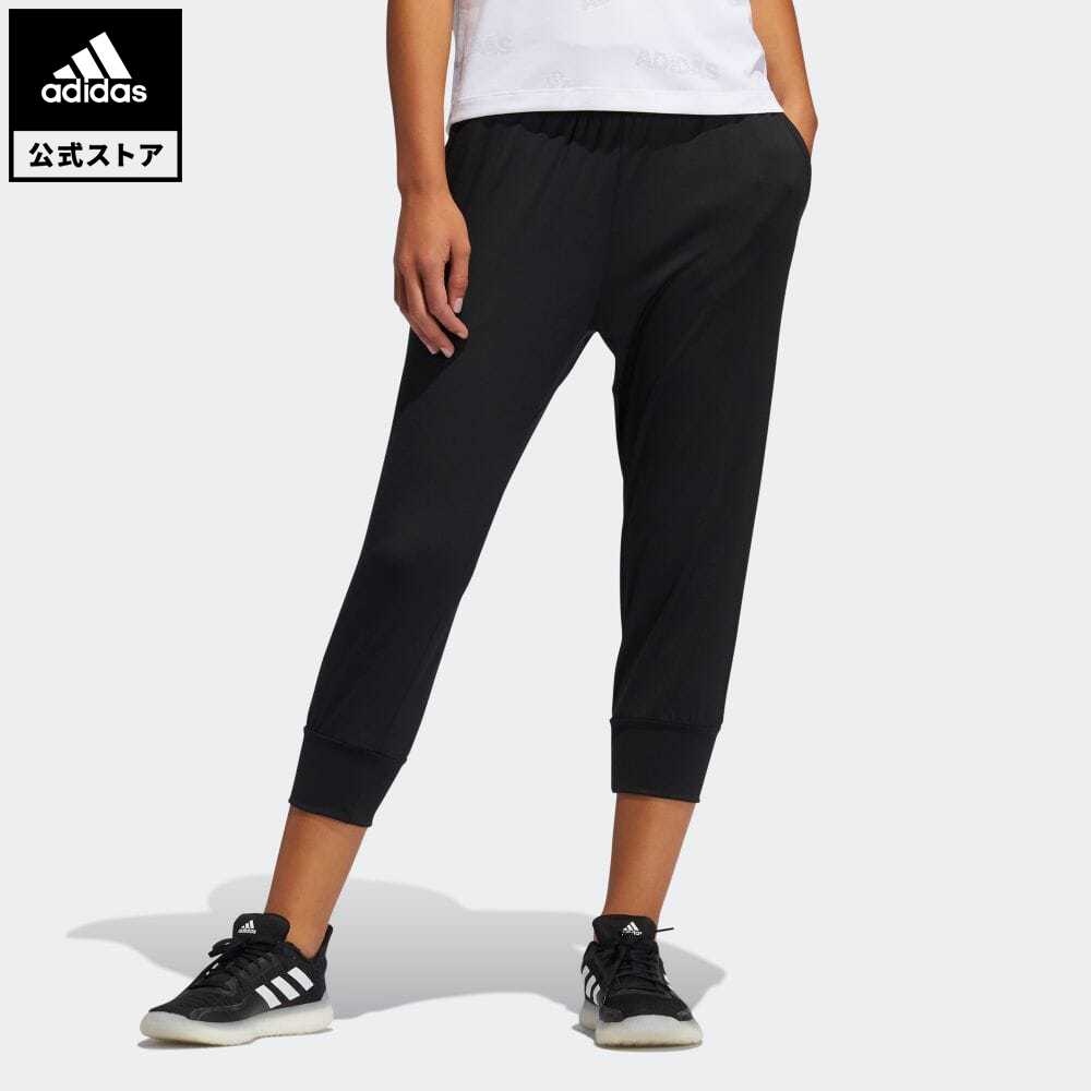 【公式】アディダス adidas ジム・トレーニング ヨガ ニットカプリパンツ / Yoga Knit Capri Pants レディース ウェア ボトムス パンツ 黒 ブラック GL0677 coupon対象0429