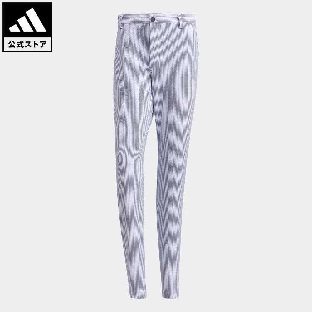 【公式】アディダス adidas 返品可 ゴルフ EX STRETCH ACTIVE サッカーパンツ / Seersucker Pants メンズ ウェア・服 ボトムス パンツ 青 ブルー GM0776