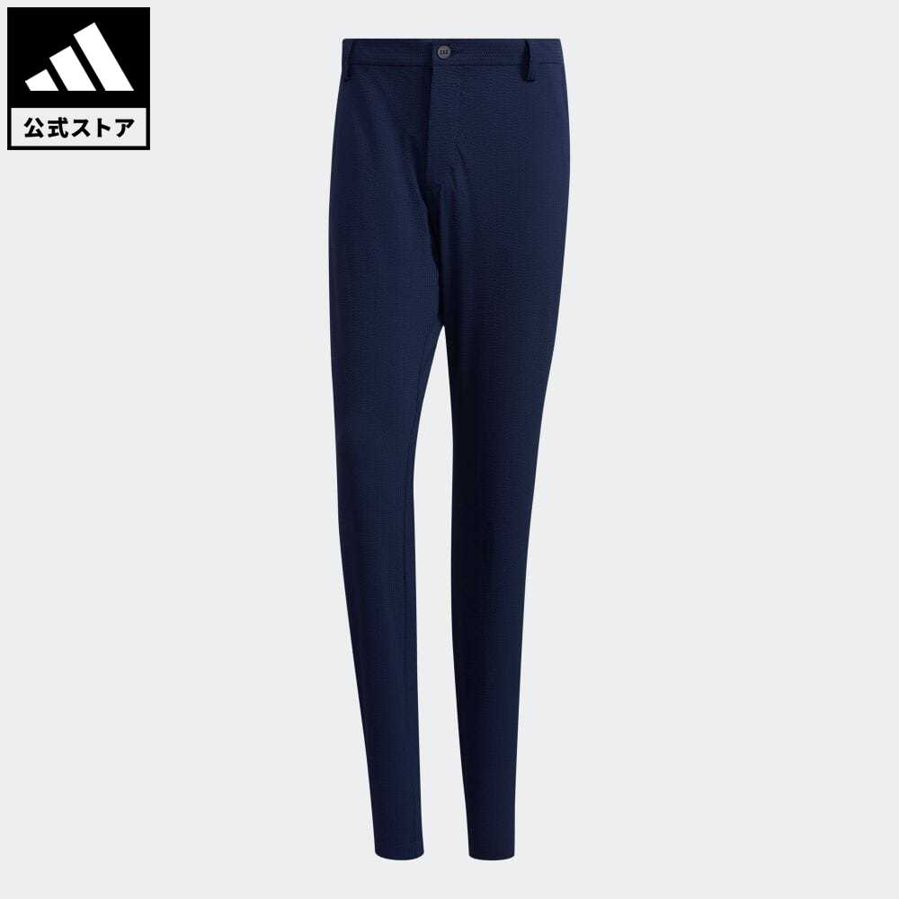 【公式】アディダス adidas 返品可 ゴルフ EX STRETCH ACTIVE サッカーパンツ / Seersucker Pants メンズ ウェア・服 ボトムス パンツ 青 ブルー GM0779