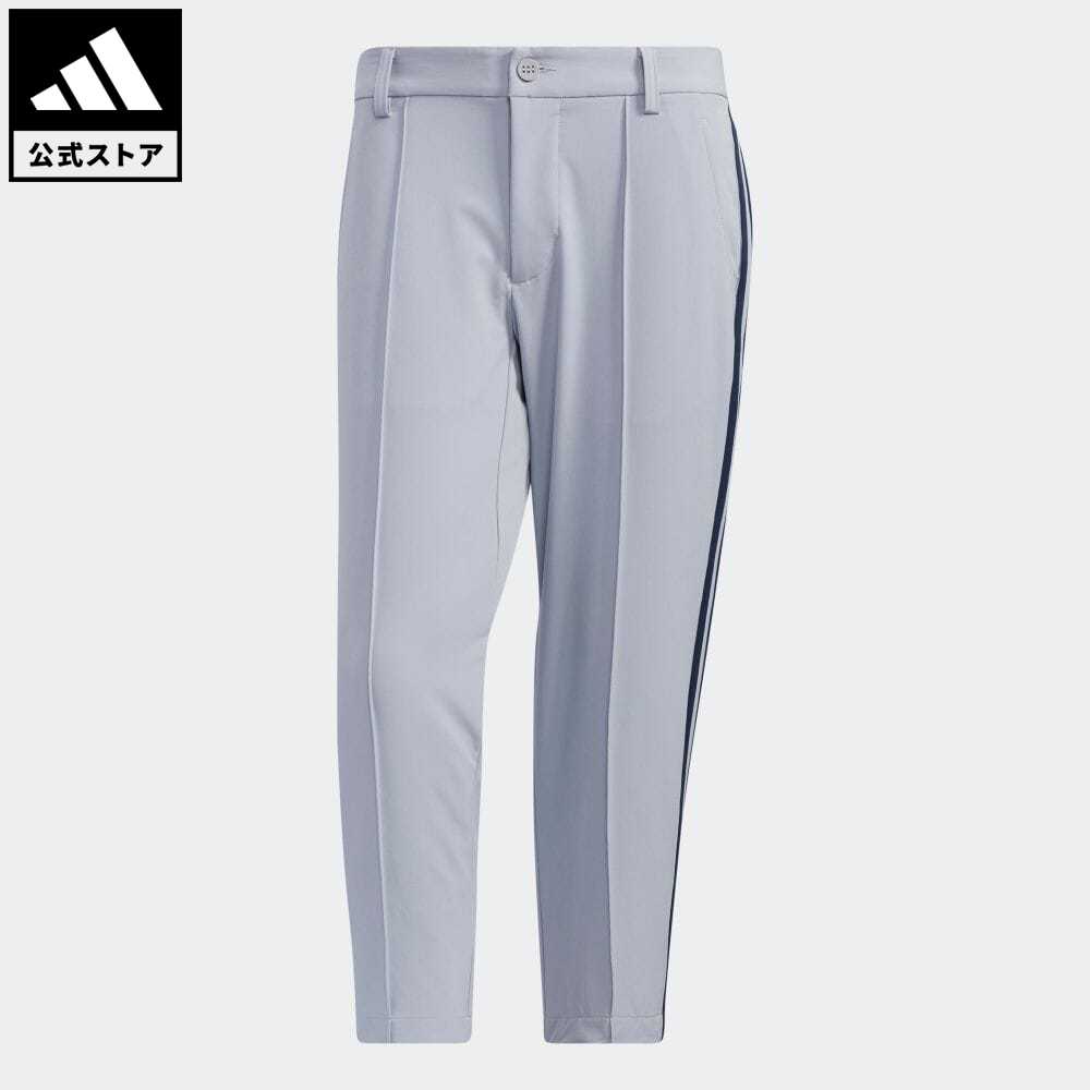 【公式】アディダス adidas 返品可 ゴルフ EX STRETCH ACTIVE スリーストライプス クロップドパンツ / Recycled Polyester 8/10 Length Tiro 8 Pants メンズ ウェア・服 ボトムス パンツ シルバー GM3657