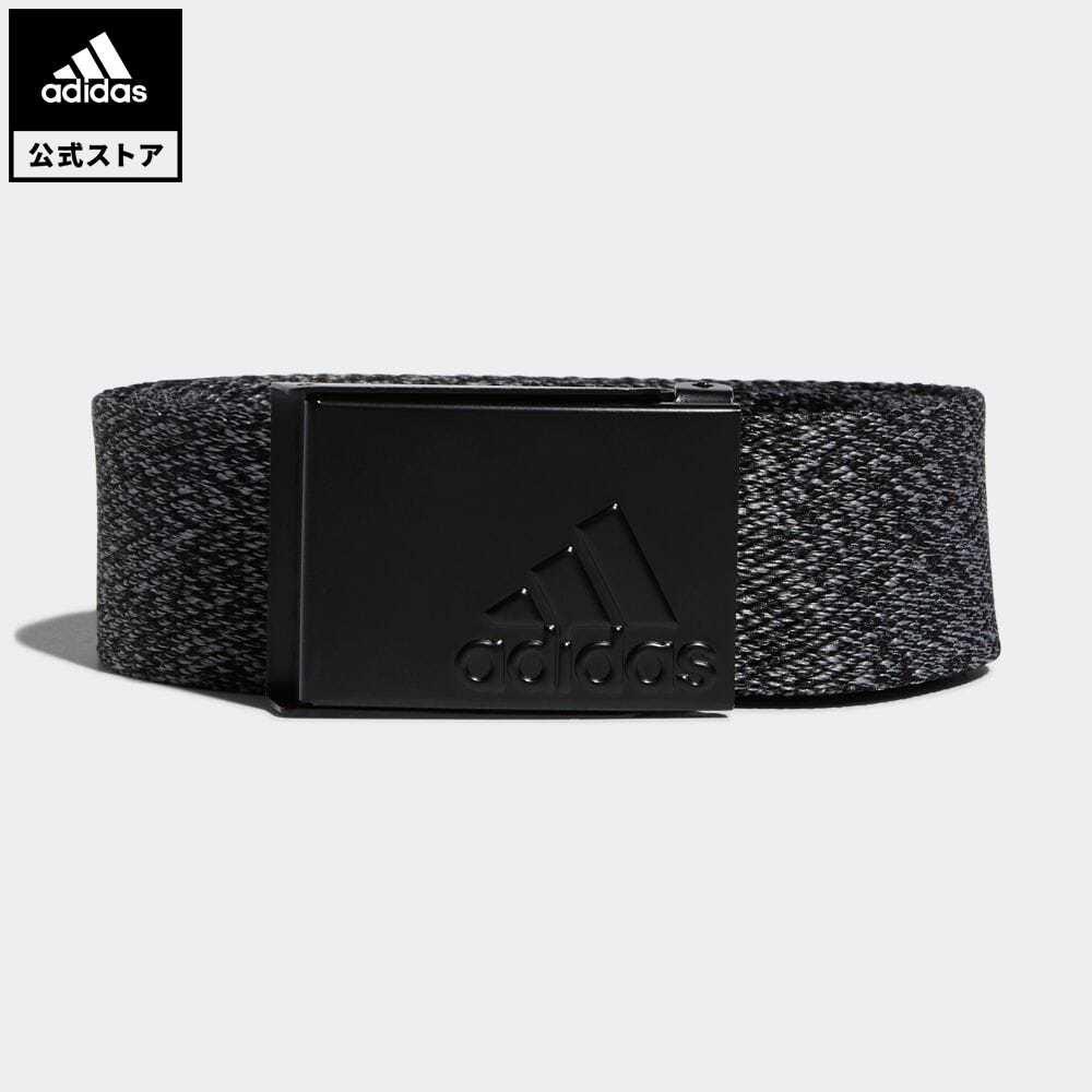 【公式】アディダス adidas 返品可 ゴルフ ヘザーウェビングベルト メンズ アクセサリー ベルト 黒 ブラック FI3131 notp