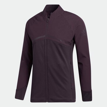 【公式】アディダス adidas 返品可 ゴルフ ハイブリッドフルジップジャケット メンズ ウェア・服 トップス スウェット(トレーナー) 紫 パープル FQ8489 notp