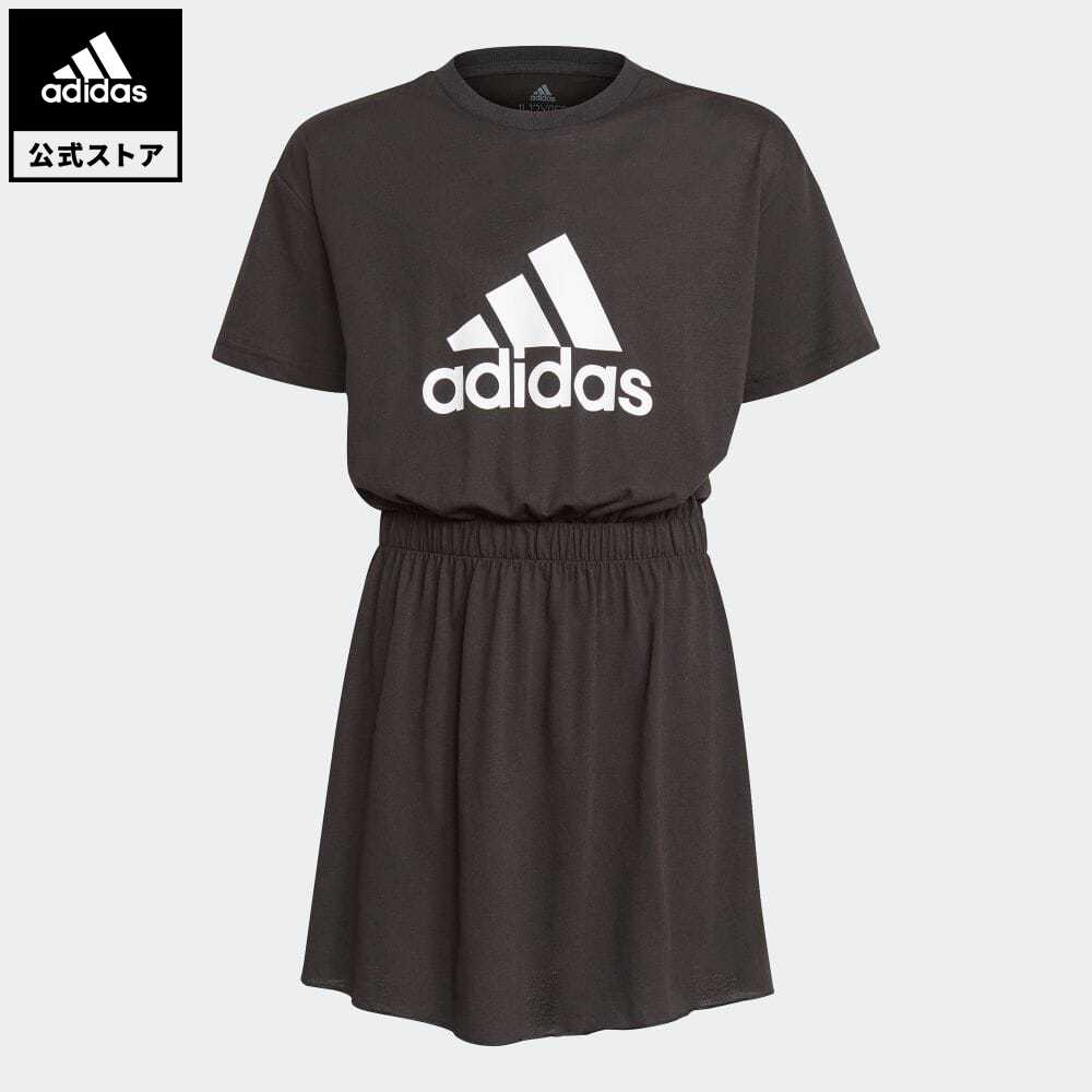 【公式】アディダス adidas 返品可 ジム・トレーニング ダンスワンピース / Dance Dress キッズ ウェア・服 オールインワン ワンピース 黒 ブラック GM7020