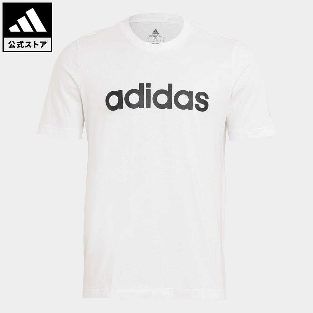 【20%OFFクーポン対象 05/19 10:00〜05/22 09:59】【公式】アディダス adidas 返品可 エッセンシャル エンブロイダード リニアロゴ 半袖Tシャツ / Essentials Embroidered Linear Logo Tee スポーツウェア メンズ ウェア・服 トップス Tシャツ 白 ホワイト GL0058 半袖