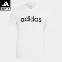 アディダス adidas 返品可 エッセンシャル エンブロイダード リニアロゴ 半袖Tシャツ / Essentials Embroidered Linear Logo Tee スポーツウェア メンズ ウェア・服 トップス Tシャツ 白 ホワイト GL0058 半袖