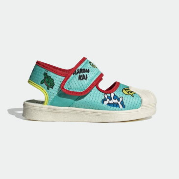 【公式】アディダス adidas 返品可 SS 360 PRIMEBLUE サンダル / SS 360 Primeblue Sandals オリジナルス キッズ シューズ・靴 サンダル 緑 グリーン FX4857
