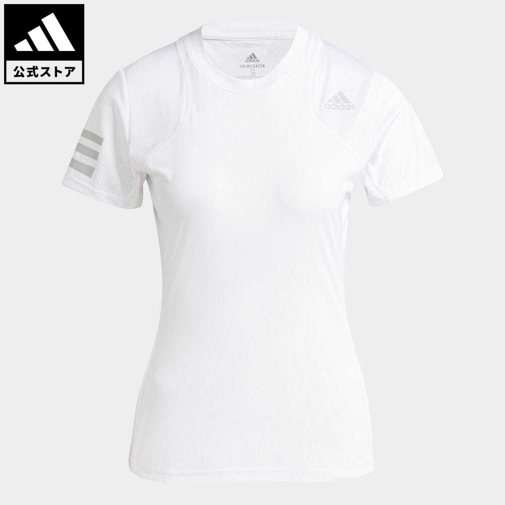 【公式】アディダス adidas 返品可 テニス クラブ テニス 半袖Tシャツ / Club Tennis Tee レディース ウェア・服 トップス Tシャツ 白 ホワイト GL5529 半袖